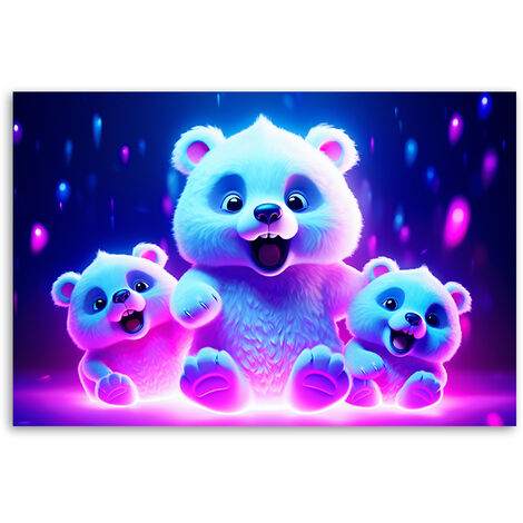 Wallpaper, Neon bears - 300x210