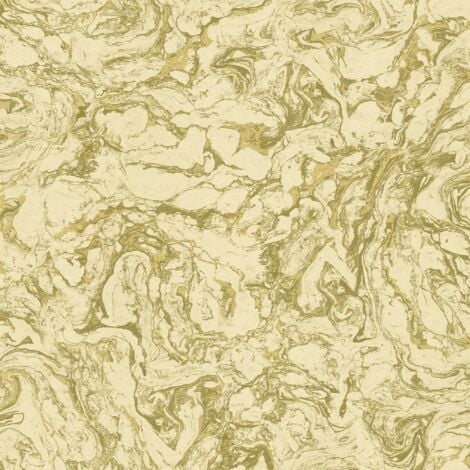 Wallquest Caspia Marble Gold Wallpaper Modern Contemporary Acrylic Coated