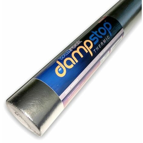 Wallrock Dampstop Aluminium Thermic Foil Damp Barrier Roll Lining Wallpaper