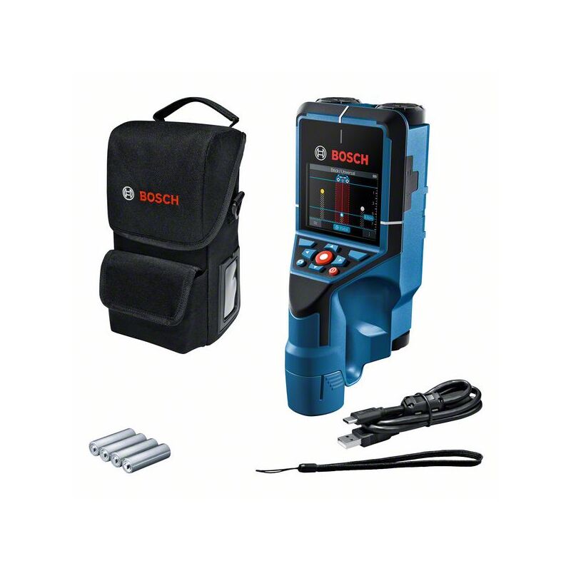 Appareil de localisation Wallscanner D-tect 200 C Bosch avec 4x piles LR6 1,5 V (AA)