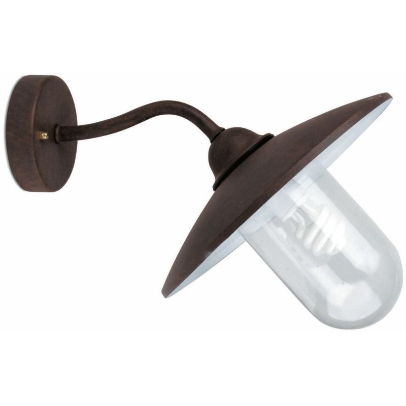 

WALLY Aplique de pared exterior 74261 - MARRON OXIDO