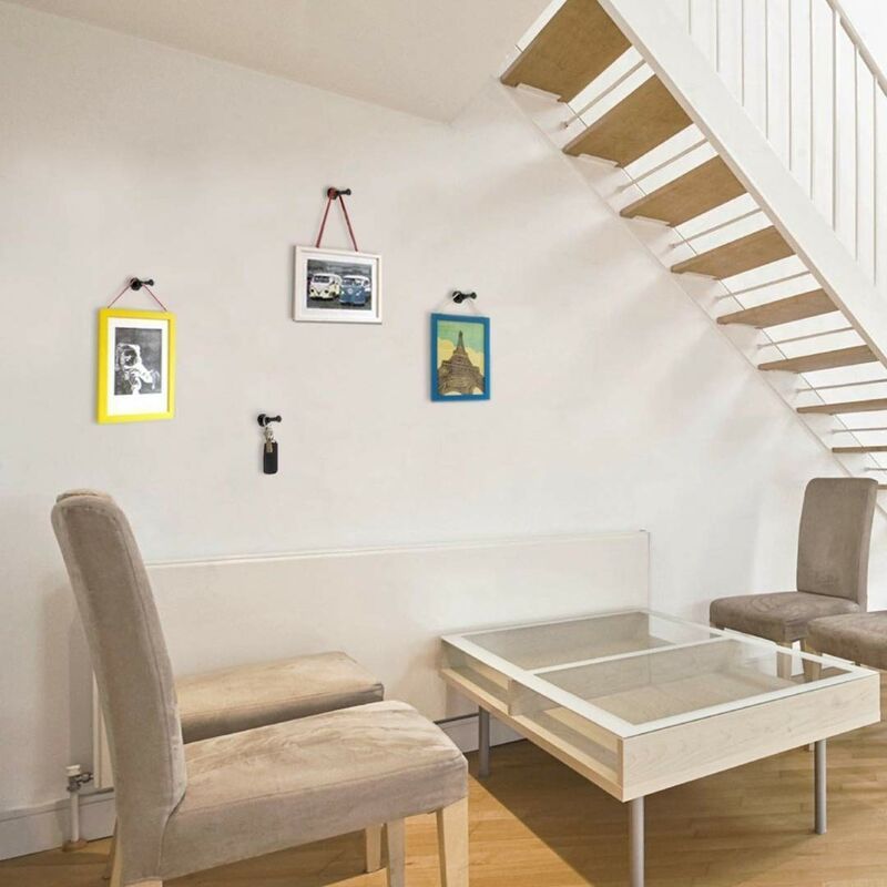 Walplus 5,5 cm x 3,2 cm-Gancio appendiabiti da