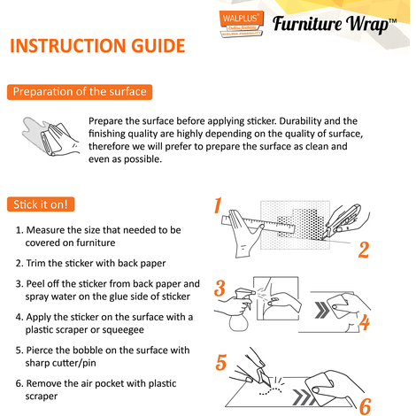 Walplus the Great Lautrec Self-Adhesive Furniture Wrap