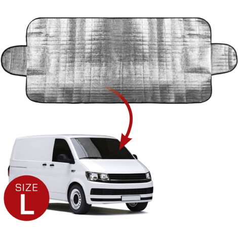 Walser – Feuille de glace pour fenêtres 230x110 cm – Film solaire épais 1,8 mm – Protection contre intempéries et gel – Adapté grandes vitres voiture