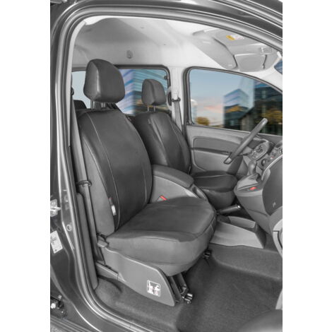Walser – Housse de siège en simili cuir pour Renault Kangoo type W – Protection optimale contre salissures – Ouvertures prédécoupées pour appuie-tête