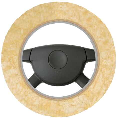 Walser Lenkradhülle Lammfell beige 1-teilig Lenkradhüllen