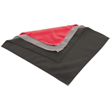 Walser Mikrofasertuch Set, 3 Stück PKW-Poliertücher, Auto-Putztuch 40x40 cm