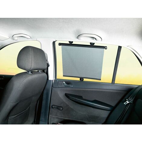 Lescars Autofenster Sonnenschutz: 2er-Set Universal-Überzieh