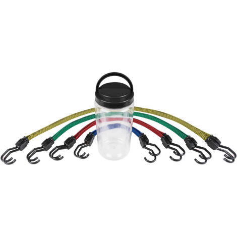 Walser Spannbandset 8 Stück Gepäckspanner 8 teilig Spanngurte