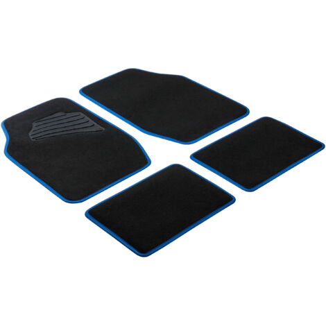 Walser Universal Fußmatten Matrix Komplett-Set schwarz blau Fußmattenset