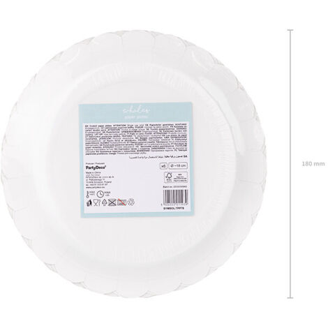 Walteller, 18 cm, (1 Packung / 6 Stk.)