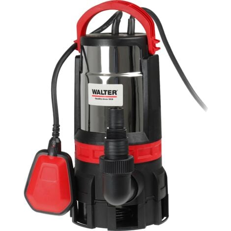 WALTER WERKZEUGE Walter 2- in-1 Schmutz- und Klarwasserpumpe WWS-SWP750-L01 750 W - 630564