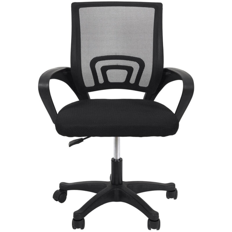 Altobuy - walter - Fauteuil de Bureau sur Roulettes Noir Tissu Mesh