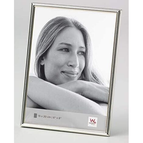 Walther, Chloe, cornice per ritratti, WD520S, 15x20 cm, argento, cornice per ritratti, WD520S, 15x20 cm, argento