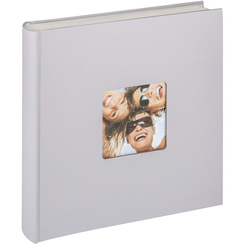 

Walther Design Álbum de fotos Fun gris claro 100 páginas 30x30 cm - Gris