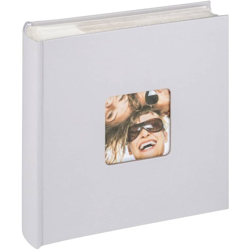 

Walther Design Álbum de fotos Fun Memo gris claro 200 páginas 10x15cm - Gris