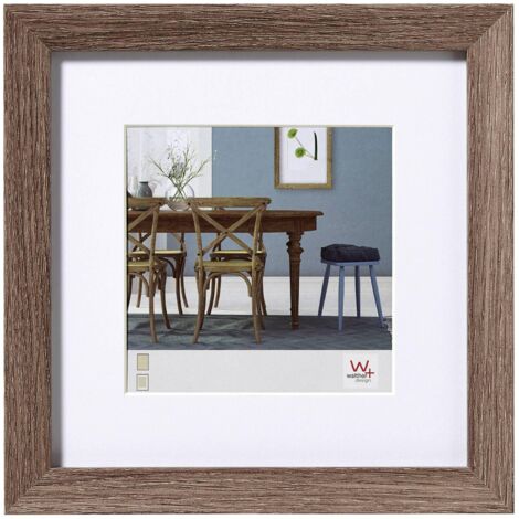 Walther Design Fiorito cadre photo noyer 30x30 cm