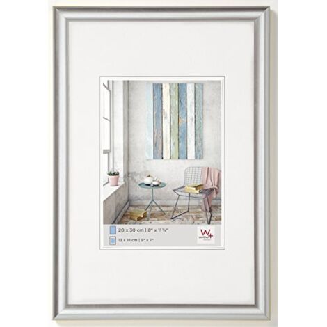 Walther Design KP030S Trendstyle, Cornice Foto in Plastica, 20 x 30 cm, Argento