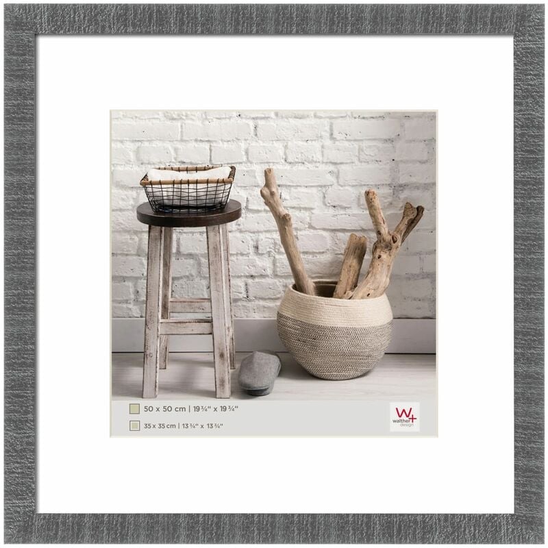 

Walther Design Marco de foto Home gris 50x50 cm - Gris