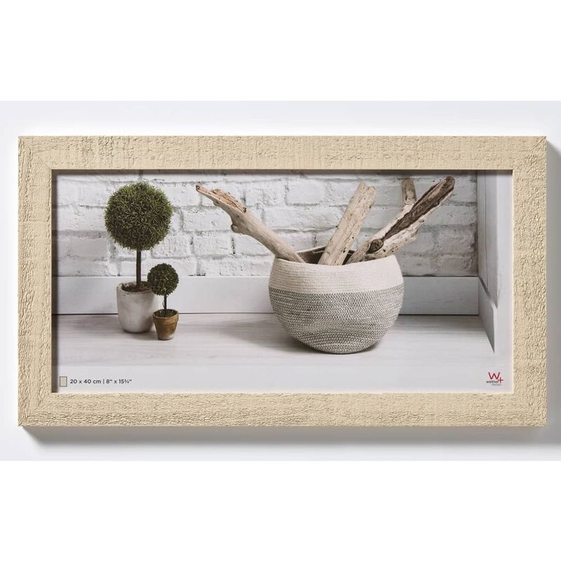 

Walther Design Marco de fotos Home blanco crema 20x40 cm - Blanco