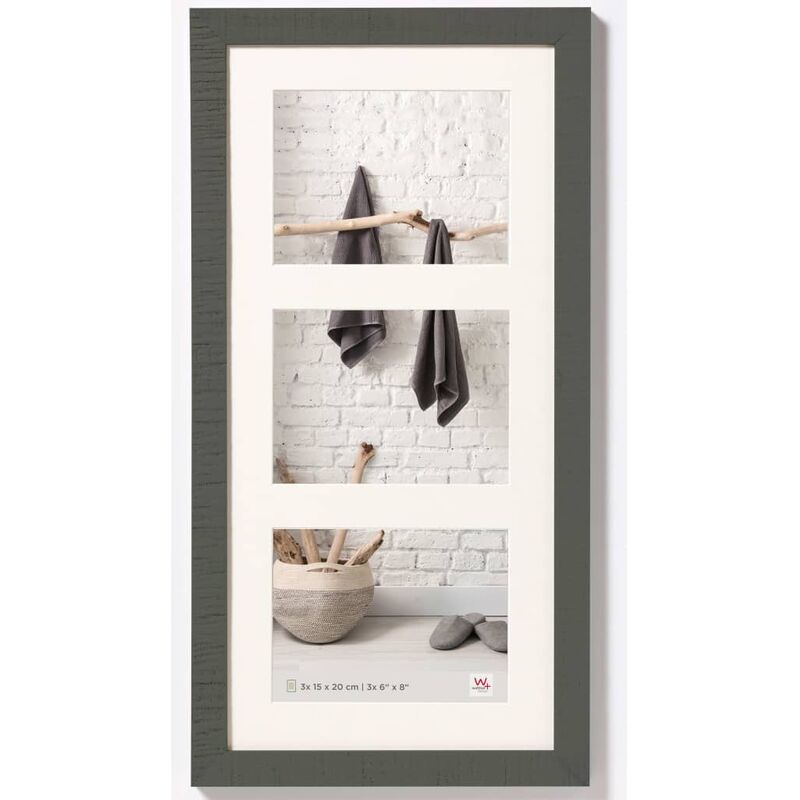 

Walther Design Marco de fotos Home gris 3x15x20 cm - Gris