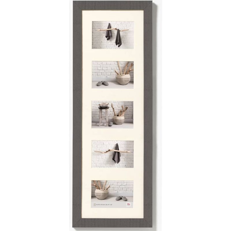 

Walther Design Marco de fotos Home gris 5x10x15 cm - Gris