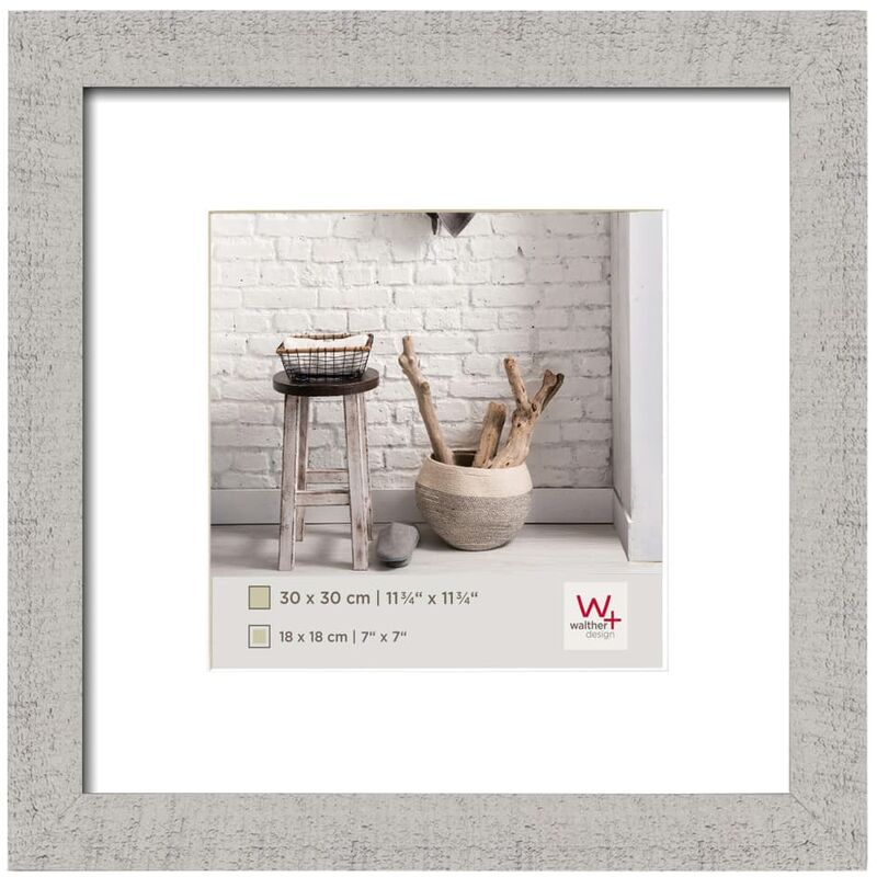 

Walther Design Marco de fotos Home gris claro 30x30 cm - Gris