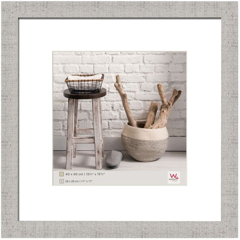 

Walther Design Marco de fotos Home gris claro 40x40 cm - Gris