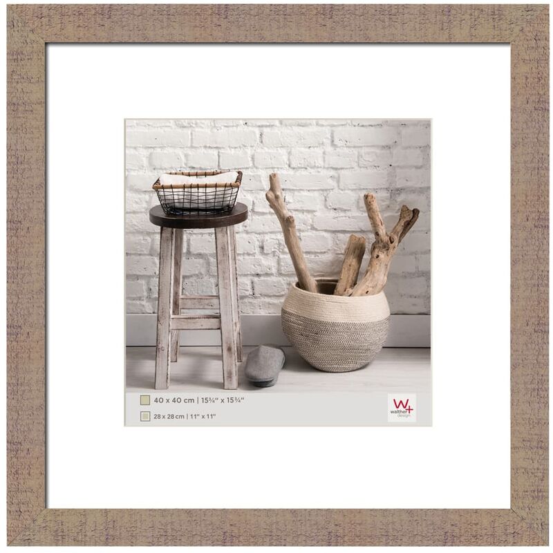 

Walther Design Marco de fotos Home marrón 40x40 cm - Marrón