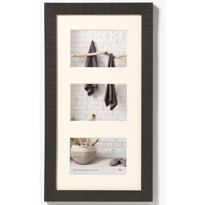 

Walther Design Marco de fotos Home negro 3x10x15 cm - Negro