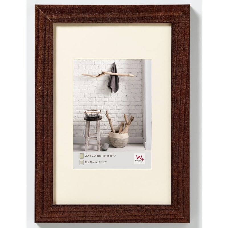 

Walther Design Marco de fotos Home nogal 30x40 cm - Marrón