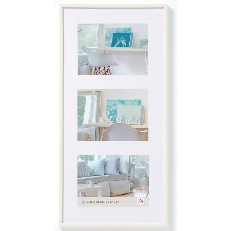 

Walther Design Marco de fotos New Lifestyle blanco 3x10x15 cm - Blanco