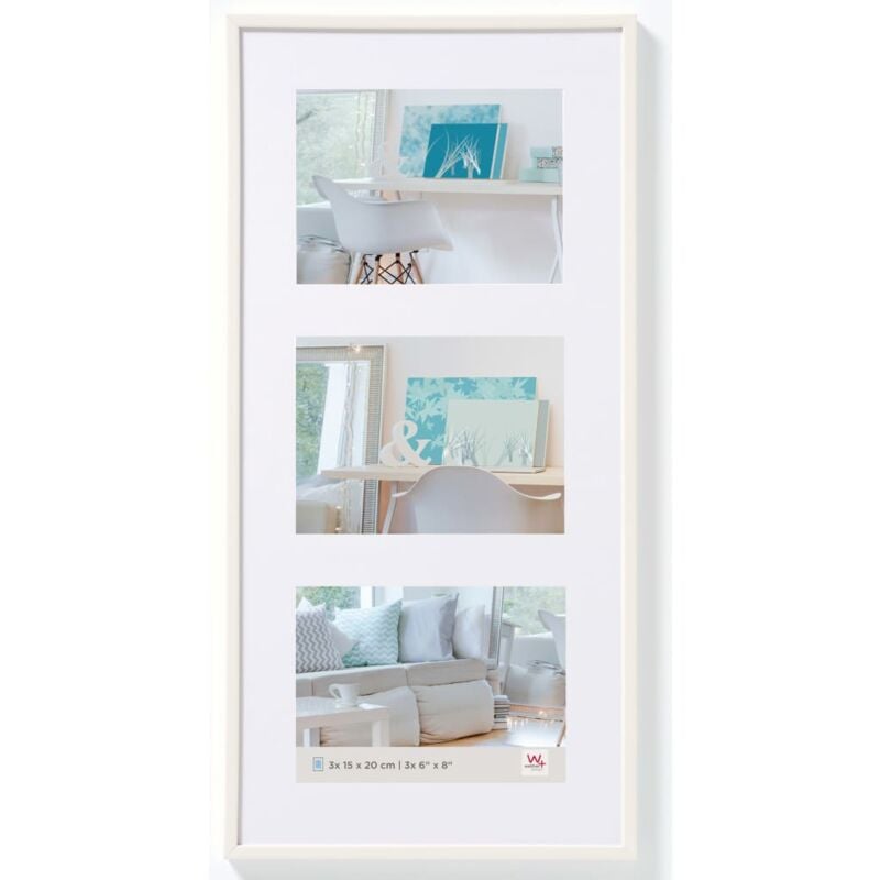 

Walther Design Marco de fotos New Lifestyle blanco 3x15x20 cm - Blanco