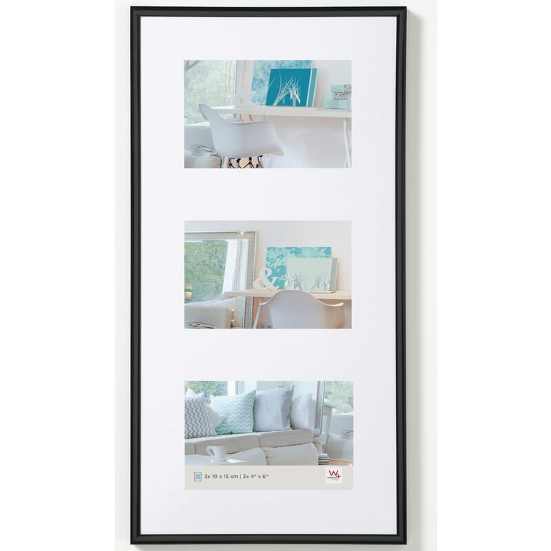 

Walther Design Marco de fotos New Lifestyle negro 3x10x15 cm - Negro