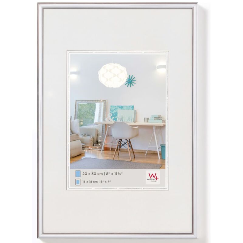 

Walther Design Marco de fotos New Lifestyle plateado 60x80 cm - Plateado