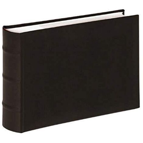 Walther Design ME-373-B Album Ad Inserimento Classic per 100 Foto, PVC, Nero, 28 x 5.5 x 18 cm