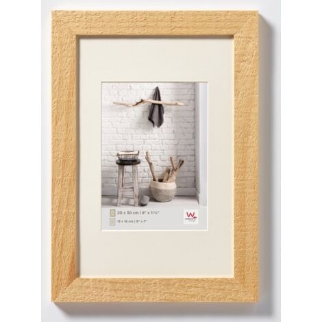 walther design naturale 10 x 15 cm con passe-partout, Cornice Home in legno HO015H