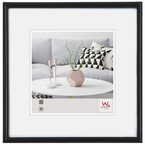 walther design Nero 60 x 60 cm Galeria Cornice in plastica KB660H