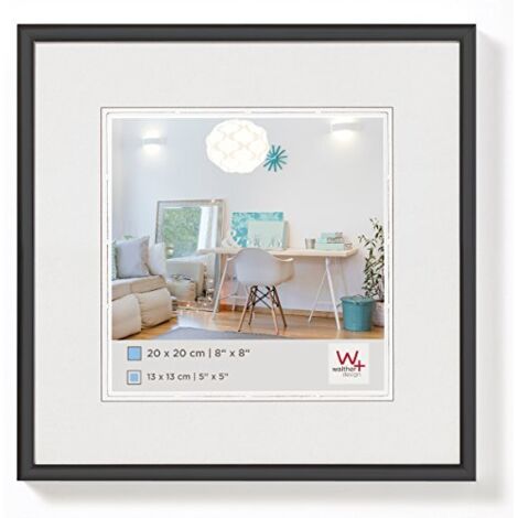 Walther Design New Lifestyle Cornice Foto, Nero, 20x20 Cm