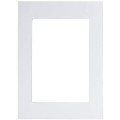 walther design passe-partouts Bianco Neve per Dimensioni Cornice: 13 x 18 cm, Dimensioni dell'immagine: 9 x 13 cm passepartouts PA318W