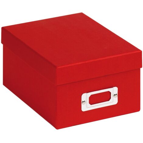 walther design scatole portaoggetti rosse 10 x 15 cm Fun FB-115-R