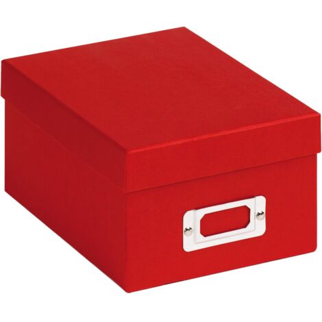 walther design scatole portaoggetti rosse 10 x 15 cm Fun FB-115-R