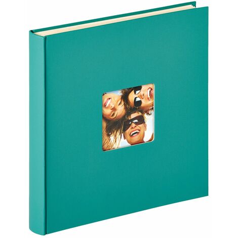Walther Design SK-110-K Fun, Autoadesivo Album, Carta, Verde Petrolio, 50 Pagine Bianchi, 33 x 34 cm
