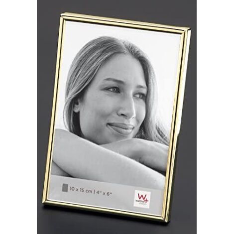 Walther Design WD015G Chloe, Portraitrahmen 10 x 15 cm, Golden