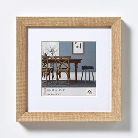 Walther Fiorito Quercia Cornice Portafoto 40x40cm in Legno con Passepartout