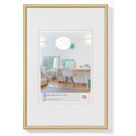Walther New Lifestyle 30x40 Kunststoff gold KV040G Wandrahmen
