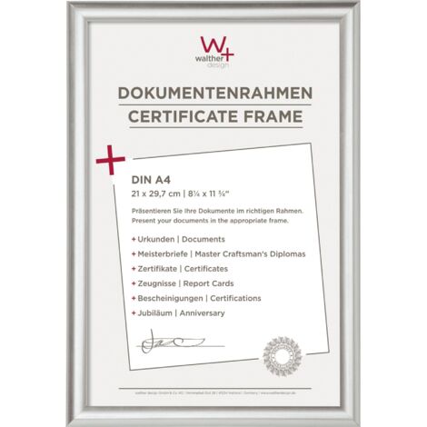 Walther Trendstyle Cadre photo argent 21x29.7 cm A4