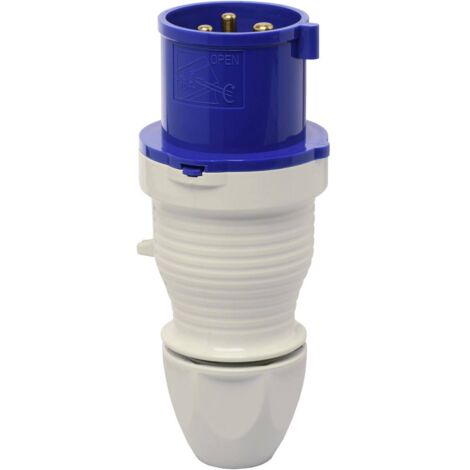 Prise mâle CEE monophasée 3 x 32A