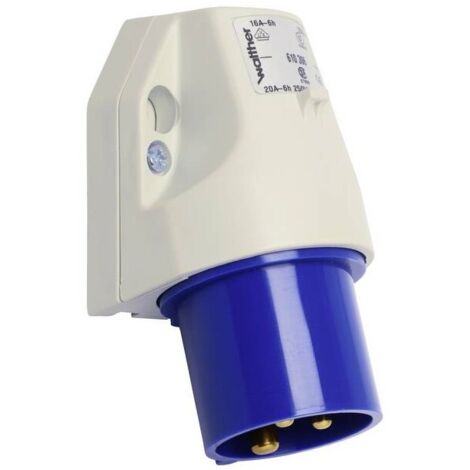 Walther Werke 610306 610306 Spina da parete CEE 16 A 3 poli 230 V 1 pz.
