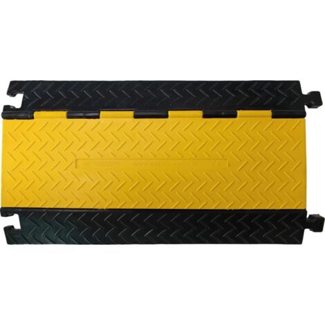 Walther Werke Kabelbrücke 39870050 Gummi Schwarz, Gelb Anzahl Kanäle: 5 800 mm Inhalt: 0.8 m